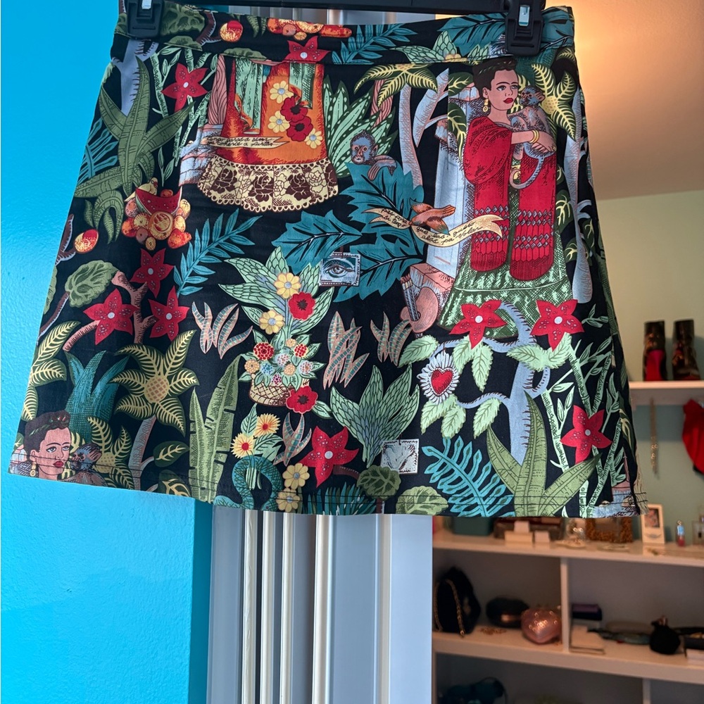 Frida Kahlo Mini Skirt